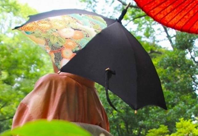 ™ Kimono Bekas Bisa Disulap Jadi Payung Yang Indah Di Jepang, 