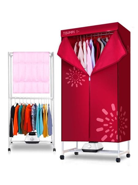 乾衣機 烘干機家用速干衣烘衣機暖風乾衣機小型衣柜哄干衣架烤衣服器 莎瓦迪卡