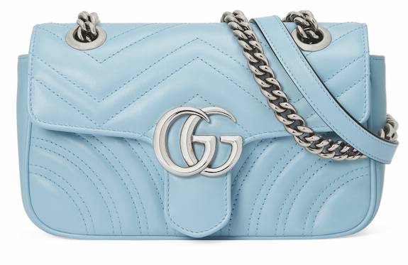gucci marmont bag blue