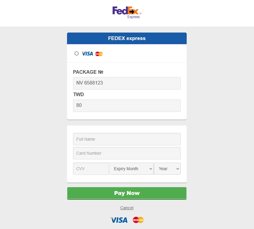 如果點擊「確認」並填入信用卡資訊，就可能會面臨鉅額盜刷的風險。