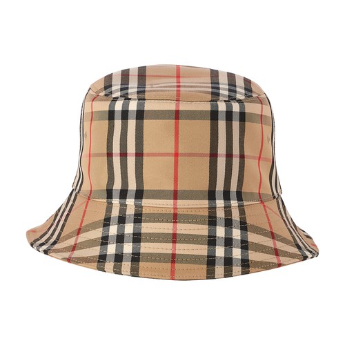 Accessorize your outfit with the famous check pattern that features on this bold and stylish hat. Th