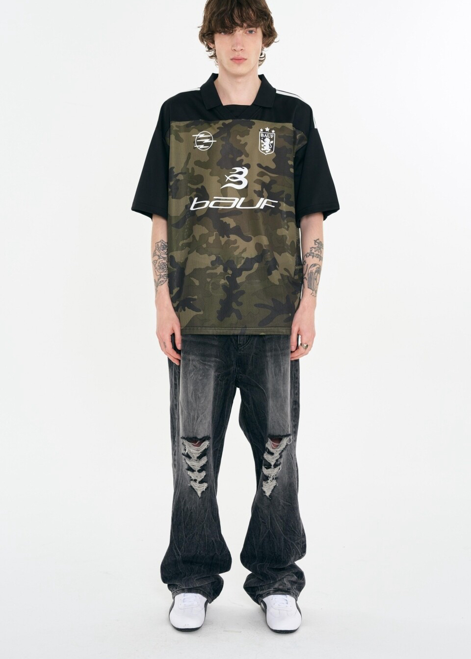 BAUF B Soccer Uniform Short Sleeve T-shirt