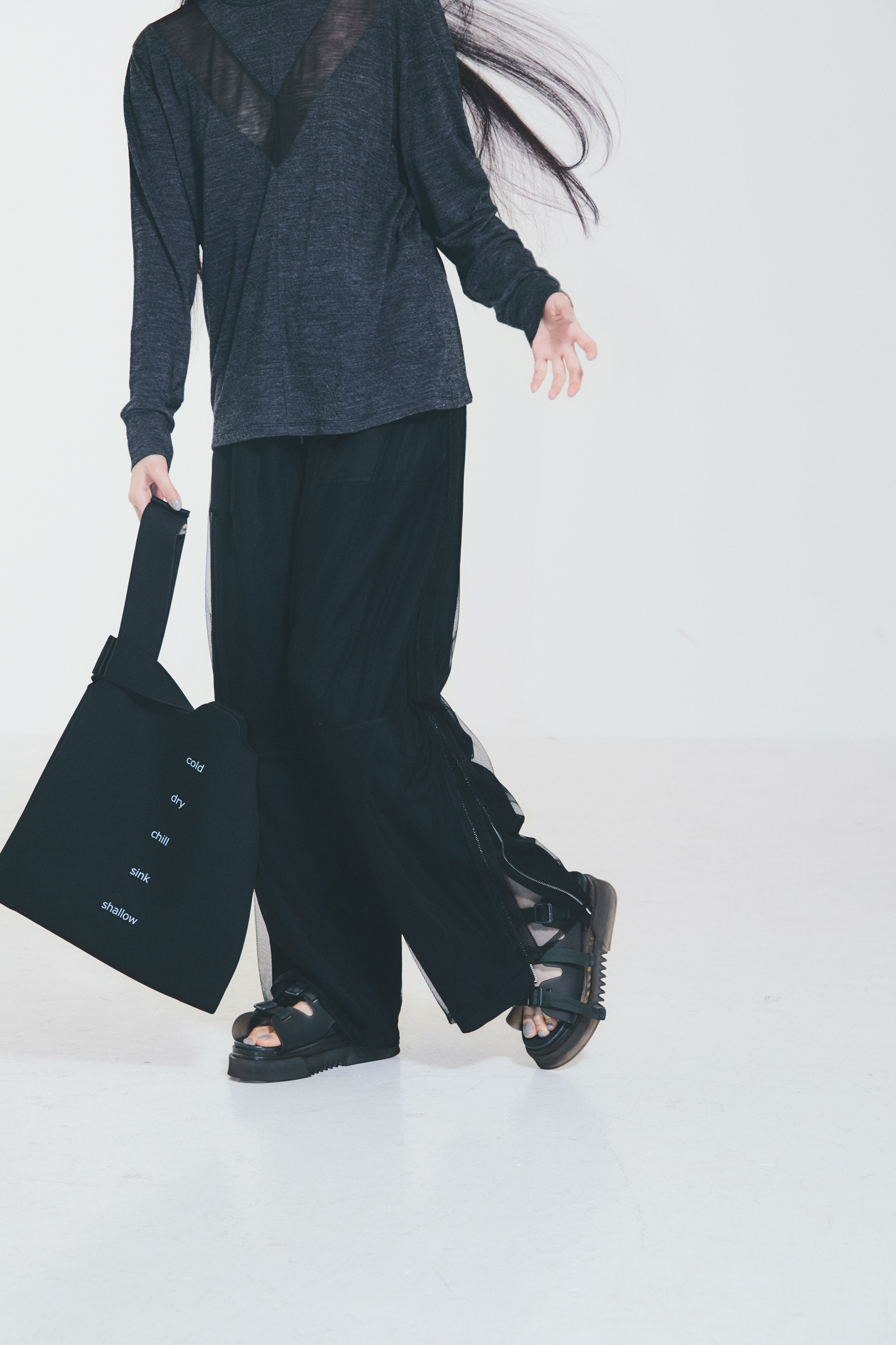 beautiful people トランスペアレントグラデーションダブルテープサンダル gray 36 beautiful people トランスペアレントグラデーションダブルテープ