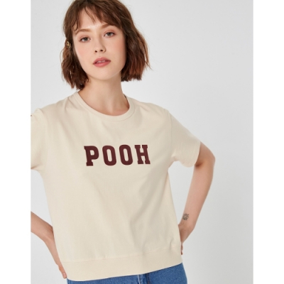 CACO-小熊維尼短上衣-女【TDI155】