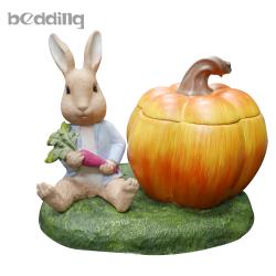 原廠授權比得兔Peter Rabbit彼得兔-比得兔南瓜屋置物盒