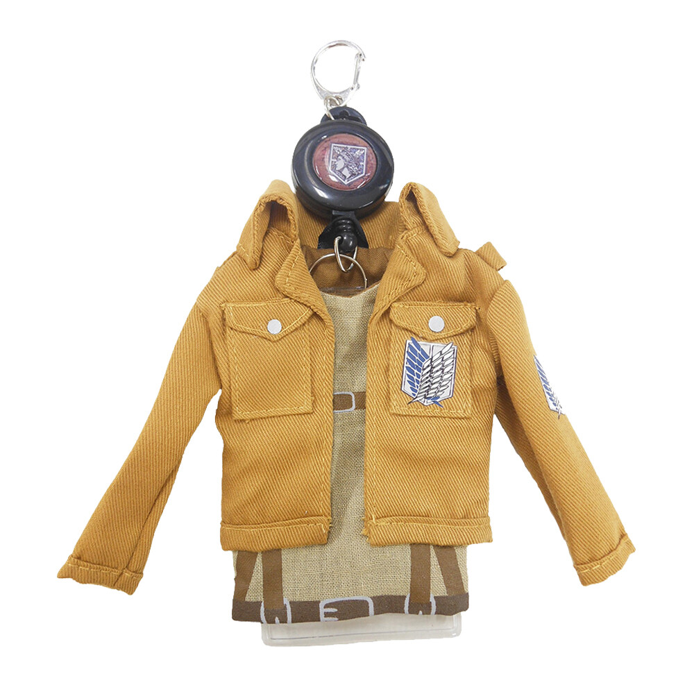 進擊的巨人 造型票卡夾 彈力票卡夾 票夾 證件套 悠遊卡夾 調查兵團 自由之翼456829