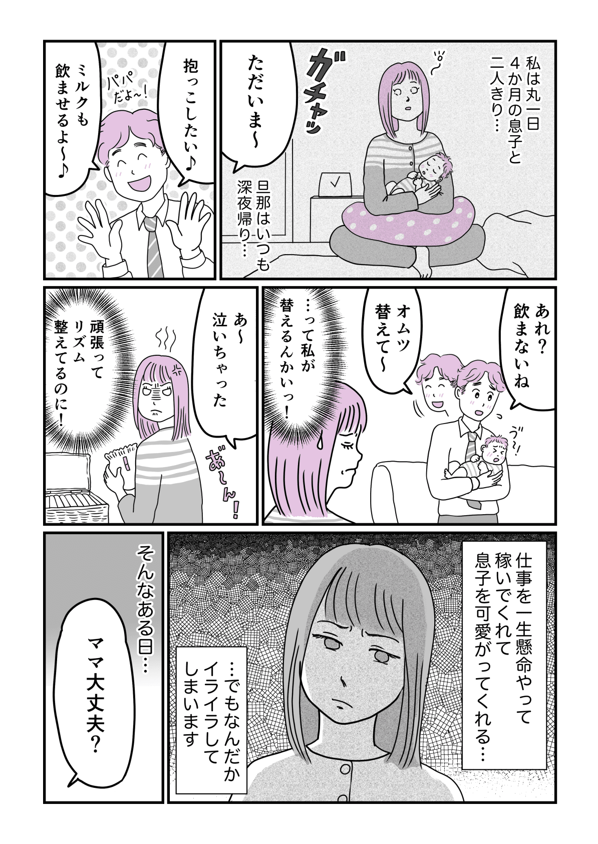 共働きのママに質問 旦那さんから ありがとう お疲れ様 など労いの言葉はある