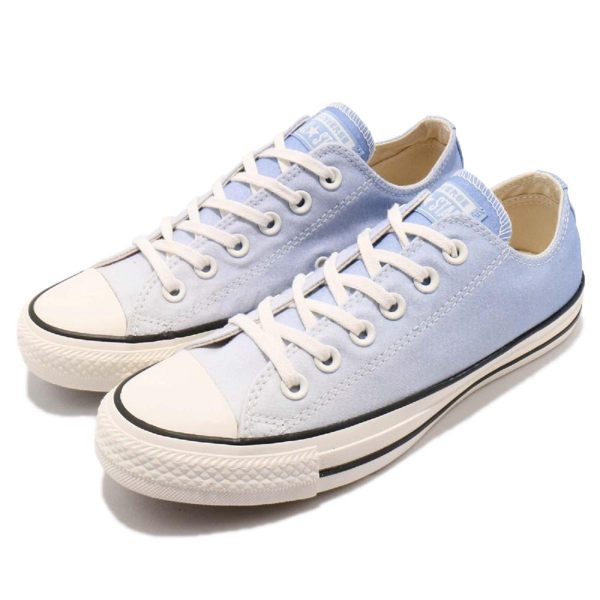 Converse Chuck Taylor All Star 白 藍 漸層設計 女鞋 低筒 帆布鞋【PUMP306】 561725C
