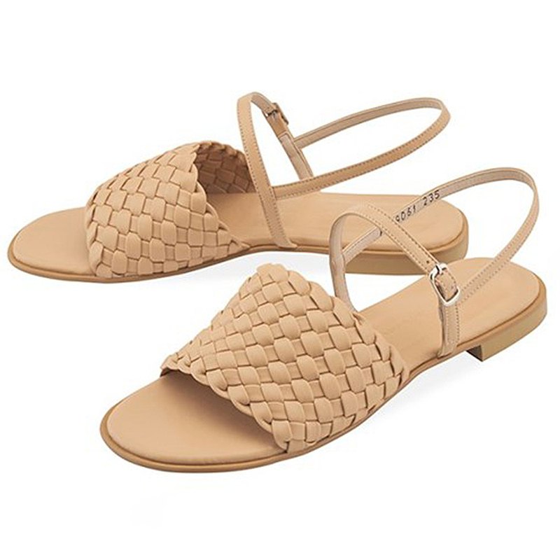 Pre-Order SPUR 編織平底涼鞋 PS9061 BEIGE