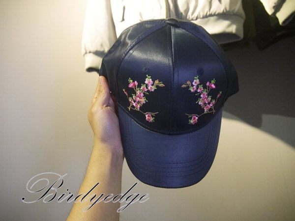 綢緞 皮 老帽 花 梅花老帽 帽子 鴨舌 棒球帽 復古 亮面 綢緞 帽子 日本