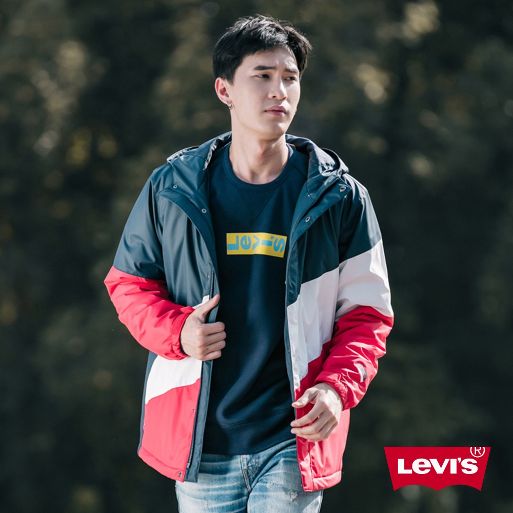 [第二件一折]Levis 滑雪外套 男款 / 色塊拼接 / 袖口Logo 84687-0000