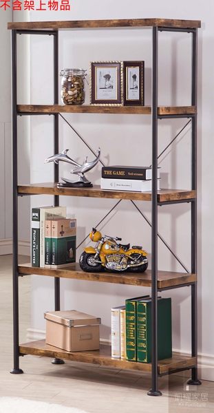 《凱耀家居》美斯特工業風書架111-543-2