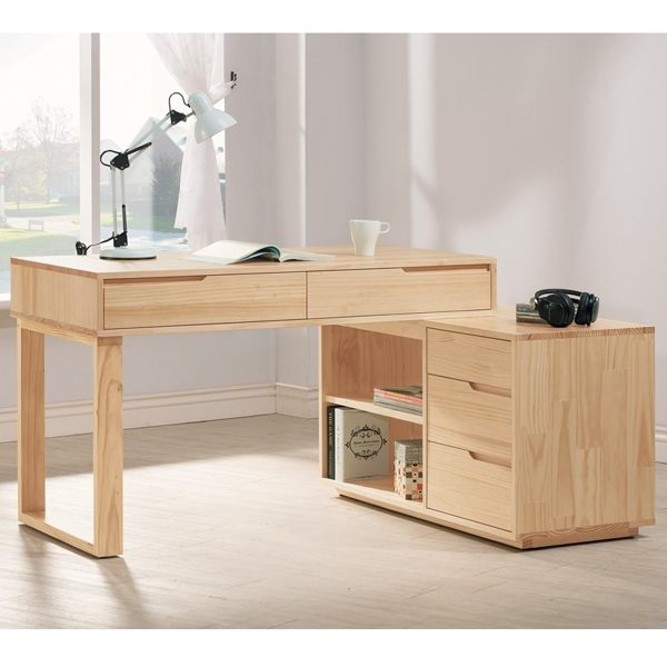 OB004-羅本北歐全實4尺功能書桌(19HY2/B497-04)【DD House】
