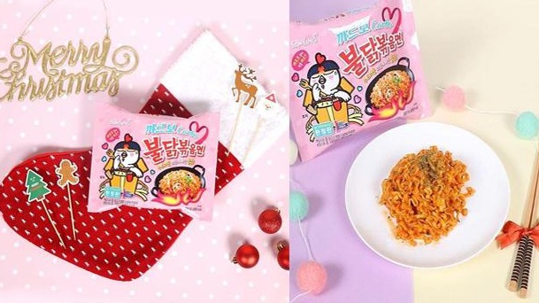 韓國辣雞麵換上超萌『粉色限定』包裝~~!