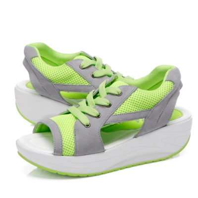 韓國KW美鞋館-人體美學系列馬卡龍健走鞋 螢光綠