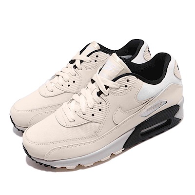 品牌: NIKE型號: 881105-102品名: WMNS Air Max 90 SE配色: 米白色 黑色特點: 氣墊 避震 透氣 舒適 經典款 穿搭 米白 黑