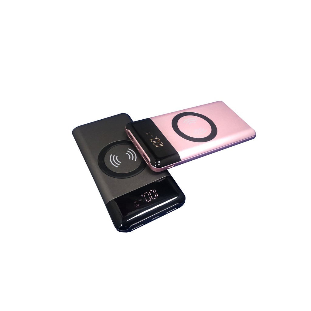 10000mah鋰聚合物 額定容量：6800mah 輸入：DC5V/2A(Max) 輸出：Totally2.1A(max) 顏色：玫瑰金、太空灰 尺寸：14517mm 重量：236g 型號:W-M9Q