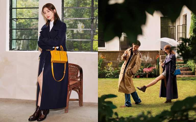 不走女人味路線，而是展現淑女氣質的美腿look。(圖／品牌提供)