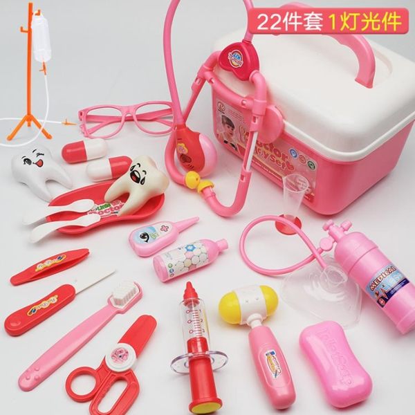 一件8折免運 小醫生玩具套裝醫療箱打針護士男孩兒童過家家女孩聽診器寶寶工具