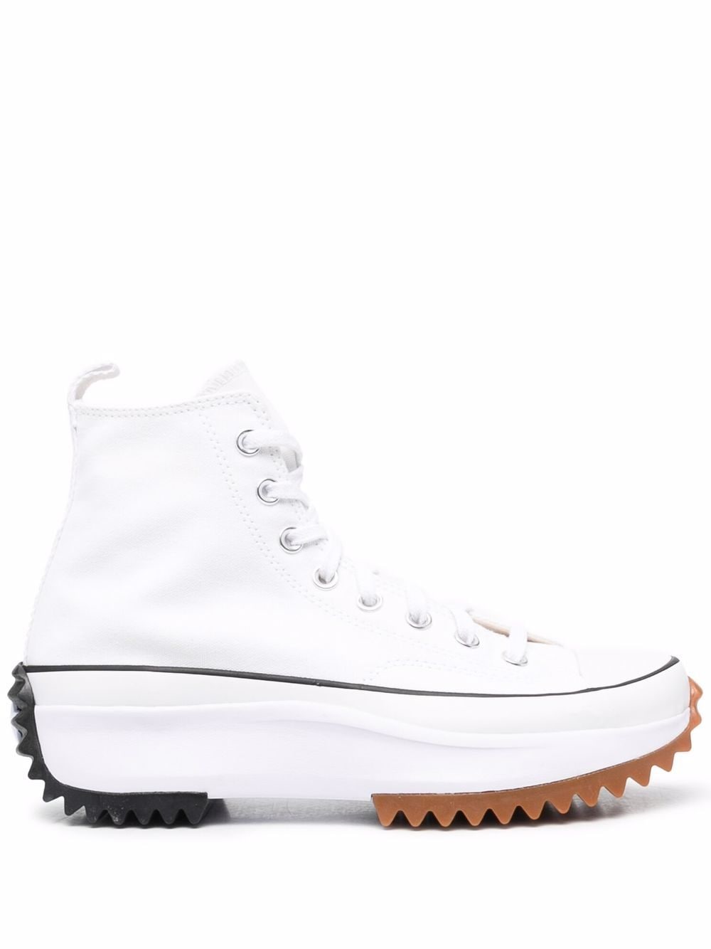 Converse - Run Star Hike canvas sneakers - women - Cotton/Cotton/Rubber - 6 - White