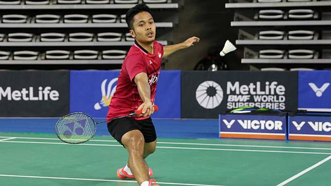 Mengejutkan, Anthony Ginting Singkirkan Ranking 1 Dunia