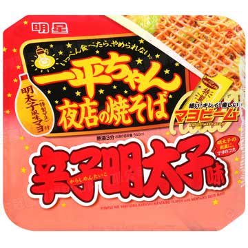 明星食品 一平夜店炒麵-辛子明太子味 (126g)