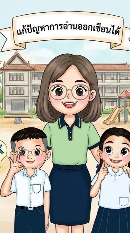 ครูณัฎฐณิชา ถอดรหัสสระสัญลักษณ์มือ