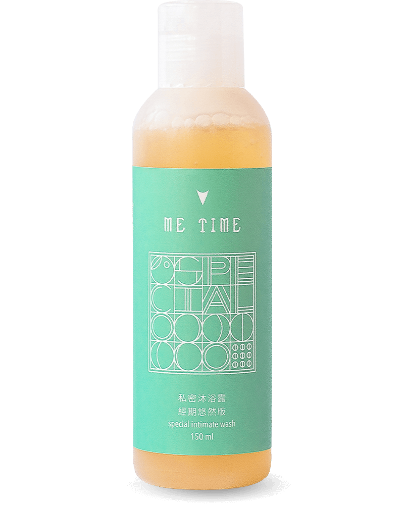 為經期需求打造的私密處清潔沐浴露。綠藤生機研發團隊 ✕ 女人迷─臉紅紅 (Womany) 聯名創作「 ME TIME 女性私密沐浴露 」，給妳舒適的私密處清潔體驗。從成分挑選、配方調整、酸鹼值設定，都