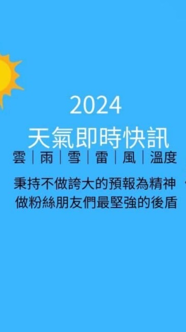 天氣即時快訊