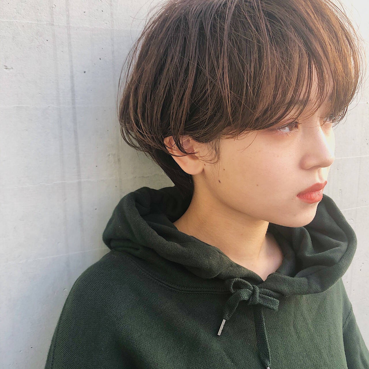 少年風 あえてバサバサ ラフな質感が