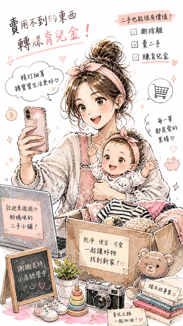 恩典二手母嬰商品｜拯救家裡大作戰🫣