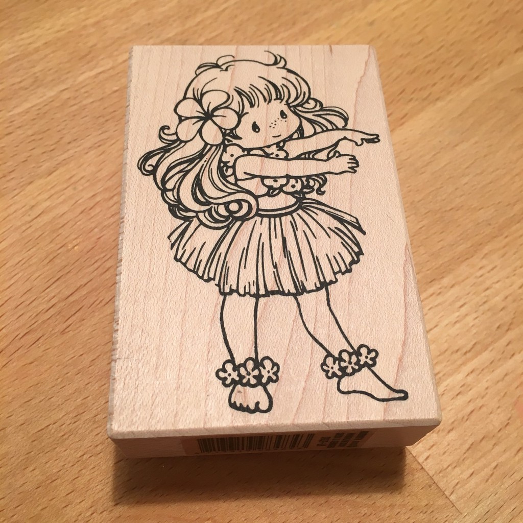 貝登堡 楓木印章-夏威夷女孩 GT-5350