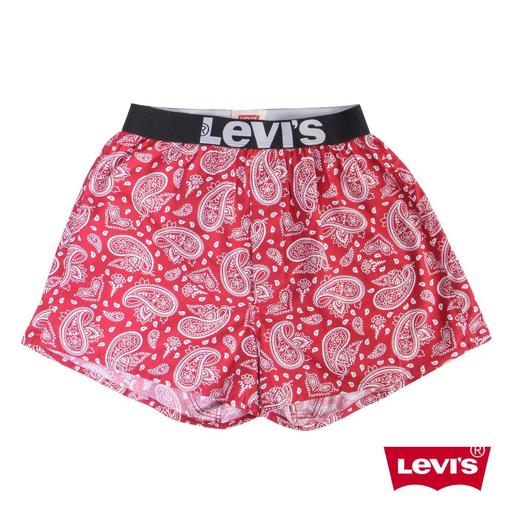 貨號：37524-0074levis 四角褲boxer / 寬鬆舒適 / 紅色花紋