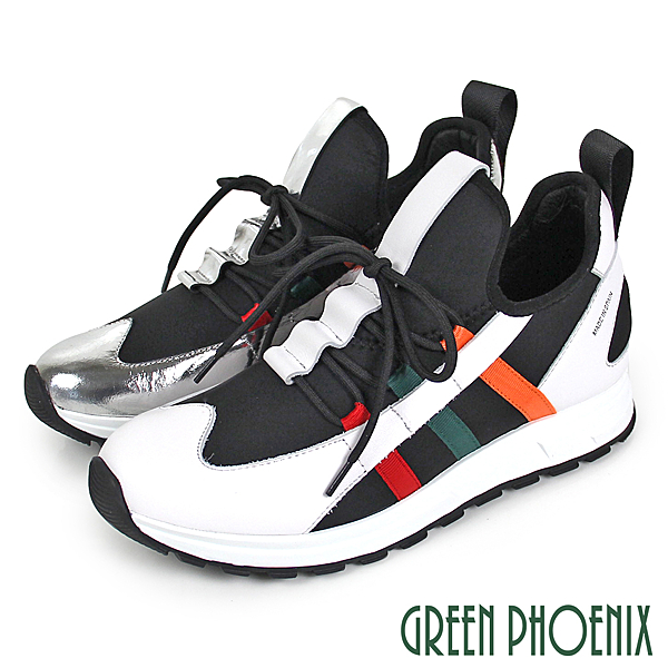 西班牙原裝進口 多彩織帶結合異材質拼接設計 加長鞋舌設計，舒適感加倍 此鞋款為正常版型