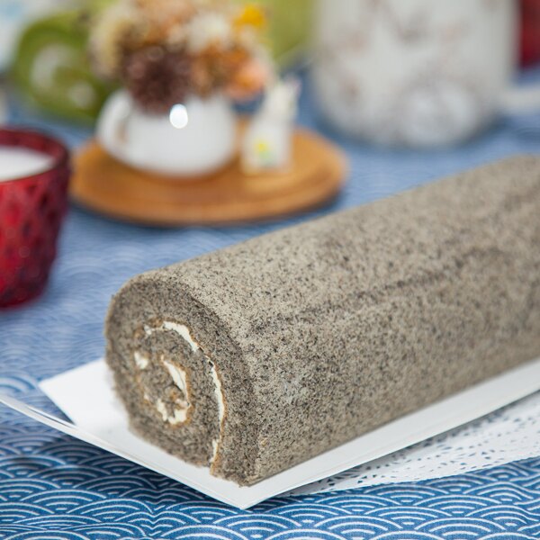 ★人氣瑞士捲★芝麻花岡岩 【彌月．小資．團購．伴手禮．小孩聖品．午茶首選】18x7x6cm