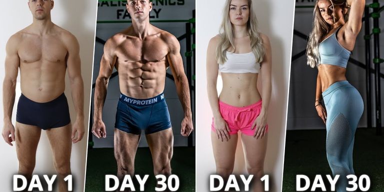 30日間 器具なし 自重トレーニング を毎日続けて起きた筋肉の変化と効果