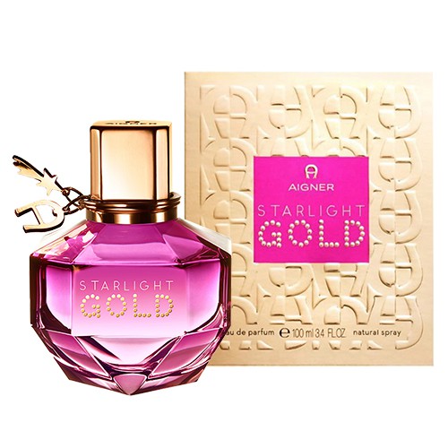 AIGNER STARLIGHT GOLD 璀璨 女性香水 100ml 搭贈 BASHA 女性身體乳 250ml