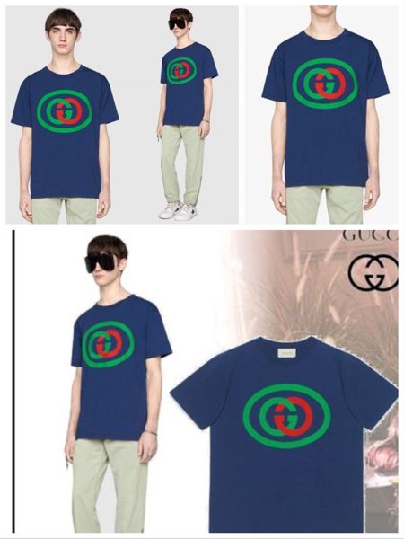 現貨GUCCI 2019年官方最新款藍色雙G/大LOGO 565806XJBAU