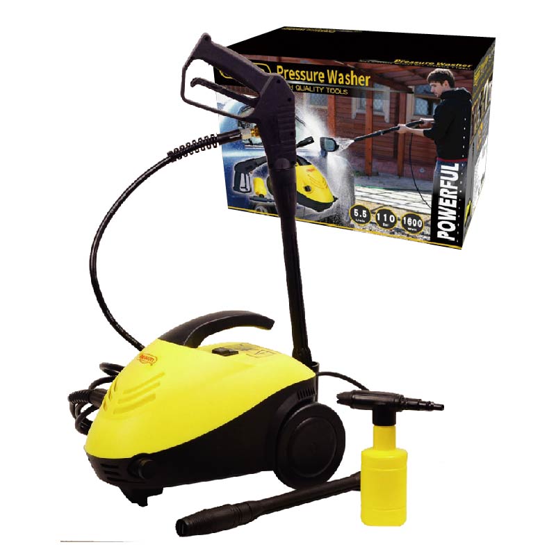 ☆快拆設計組裝超方便☆歐洲CE、GS多項認證、安心☆體積輕巧居家使用最方便姆系列HPI1100高壓清洗機，擁有1600W超級大馬力的輸出功率，配合每分鐘5.5公升的出水量給我們所帶來的就是最高可達11