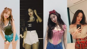 夏天結束了別急著收起泳衣，5位韓星教你穿出「泳衣外穿」的潮味