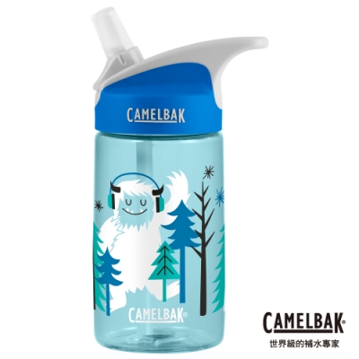 【美國 CamelBak】400ml eddy兒童吸管運動水瓶 嘻哈雪怪