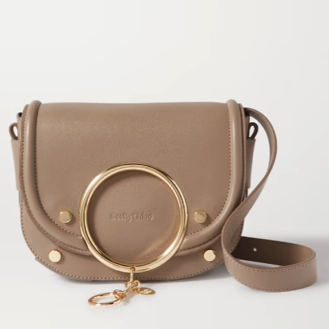 SEE BY CHLOÉ Mara 帶綴飾皮革單肩包