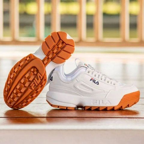 Fila disruptor white gum on sale