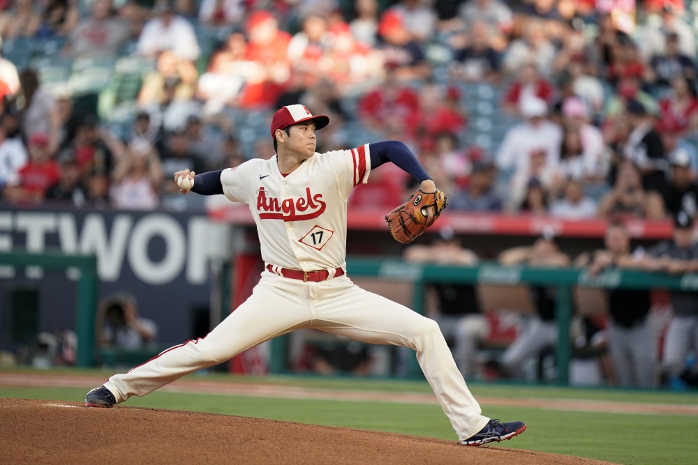 エンゼルス  大谷翔平　ユニフォーム　レトロ野球