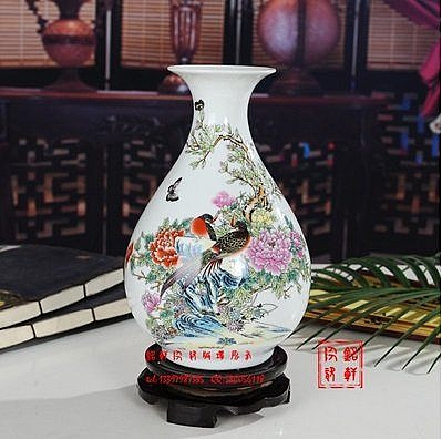 景德鎮瓷器簡約客廳陶瓷花瓶