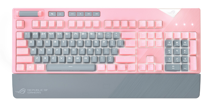 粉紅電競風！ROG PNK LTD 電競周邊上市，鍵盤、光學滑鼠、耳機、滑鼠墊粉色登場