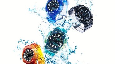 CASIO G-SHOCK & BABY-G迎夏新設計 漸層透色視覺沁涼 G-SHOCK G-LIDE潮汐資訊、溫度感測機能 世界頂級衝浪選手心中首選