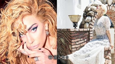 美到差點認不出來！Lady Gaga「純白鏤空蕾絲裙」走日系小清新路線