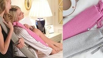 冬天沒在怕 讓它溫暖你！長條熱水袋 日本純棉製造～