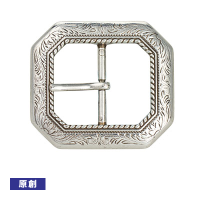 IVAN 古銀八角日形花紋帶扣7875-05